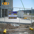 Mobile construction temp fence panels